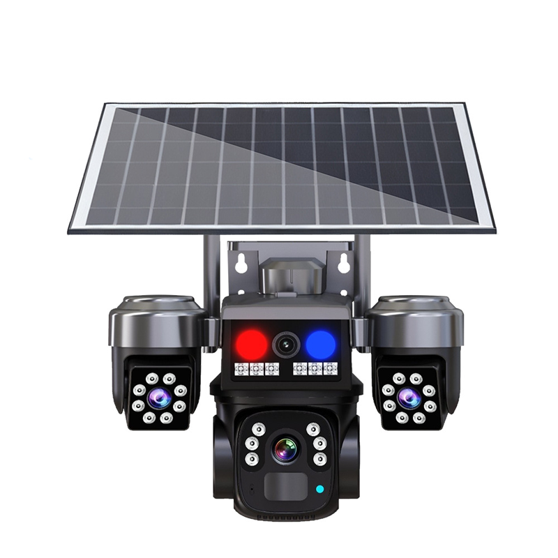 ⏳🔥LIMITED-TIME 50% OFF! ⏰Solar Wireless Security Camera – Triple Lens,9MP Color Night Vision,IP66 Waterproof ☀️🏠
