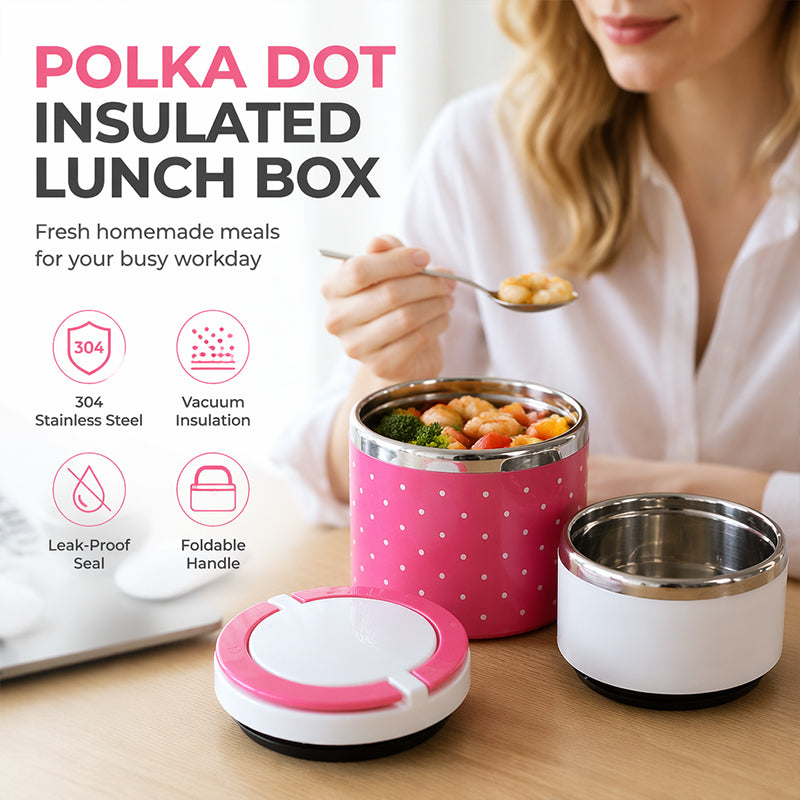 🍱 LIMITED-TIME 50% OFF! 🔥 Portable Insulated Stainless Steel Lunch Box – Leakproof, Layered, Easy Clean ✨