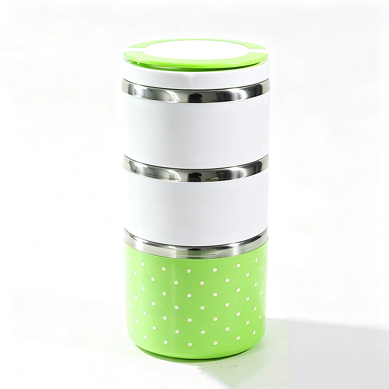 🍱 LIMITED-TIME 50% OFF! 🔥 Portable Insulated Stainless Steel Lunch Box – Leakproof, Layered, Easy Clean ✨