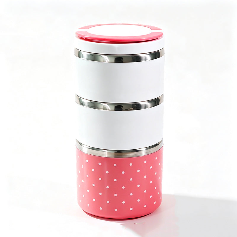 🍱 LIMITED-TIME 50% OFF! 🔥 Portable Insulated Stainless Steel Lunch Box – Leakproof, Layered, Easy Clean ✨