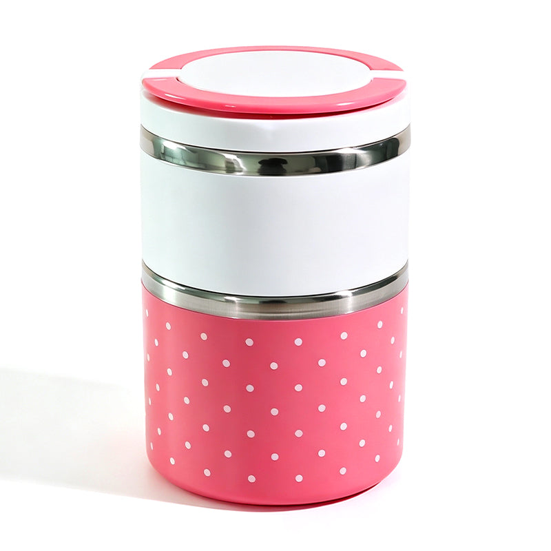 🍱 LIMITED-TIME 50% OFF! 🔥 Portable Insulated Stainless Steel Lunch Box – Leakproof, Layered, Easy Clean ✨