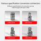 🔧 2026 Sale — Over 23,700 Sold! 🔩 CR-V Steel Ratchet Wrench Adapter Socket Converter Set