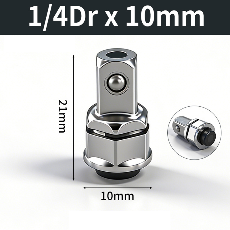 🔧 2026 Sale — Over 23,700 Sold! 🔩 CR-V Steel Ratchet Wrench Adapter Socket Converter Set