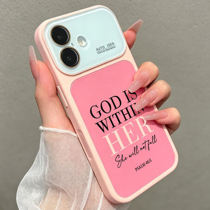 Stylish Color Block Soft Phone Case