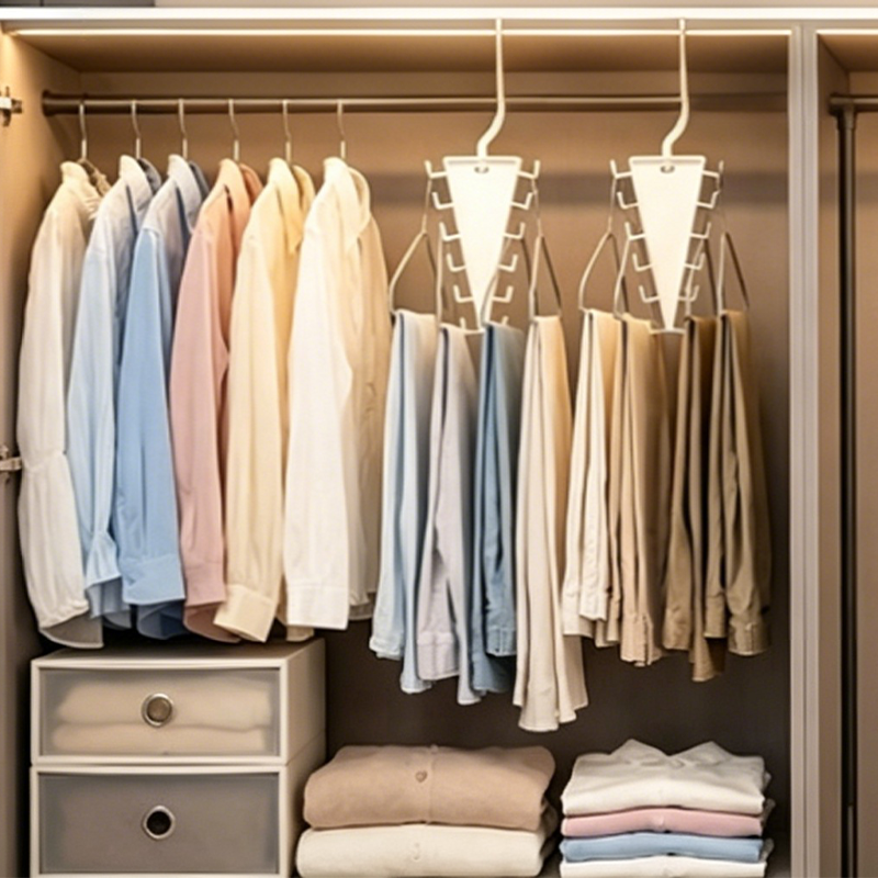 👕Multifunctional Triangle Closet Organizer