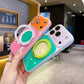 Color Block 360° Rotating Ring Stand Phone Case