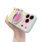 Color Block 360° Rotating Ring Stand Phone Case