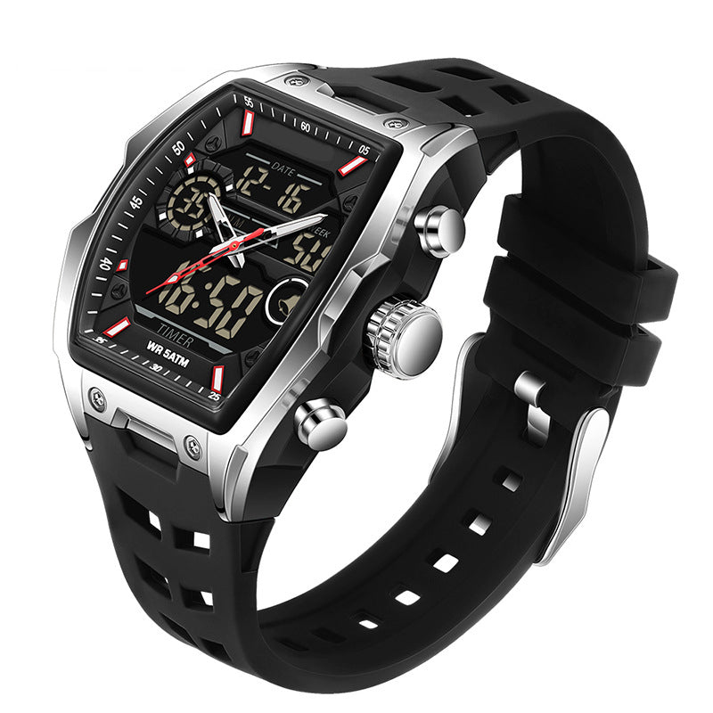 ⌚ 50% OFF NOW! ⏱️ Sports Watch – Dual-Display, Luminous Backlight & 5ATM Waterproof – For Active Lifestyles 🏃