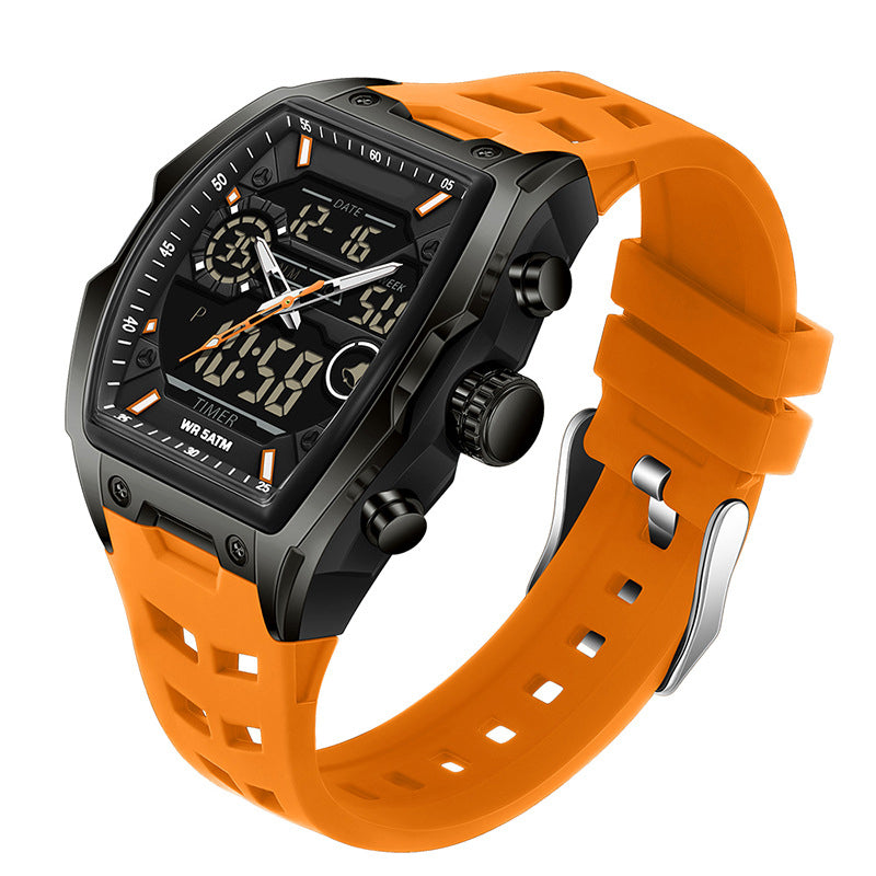 ⌚ 50% OFF NOW! ⏱️ Sports Watch – Dual-Display, Luminous Backlight & 5ATM Waterproof – For Active Lifestyles 🏃