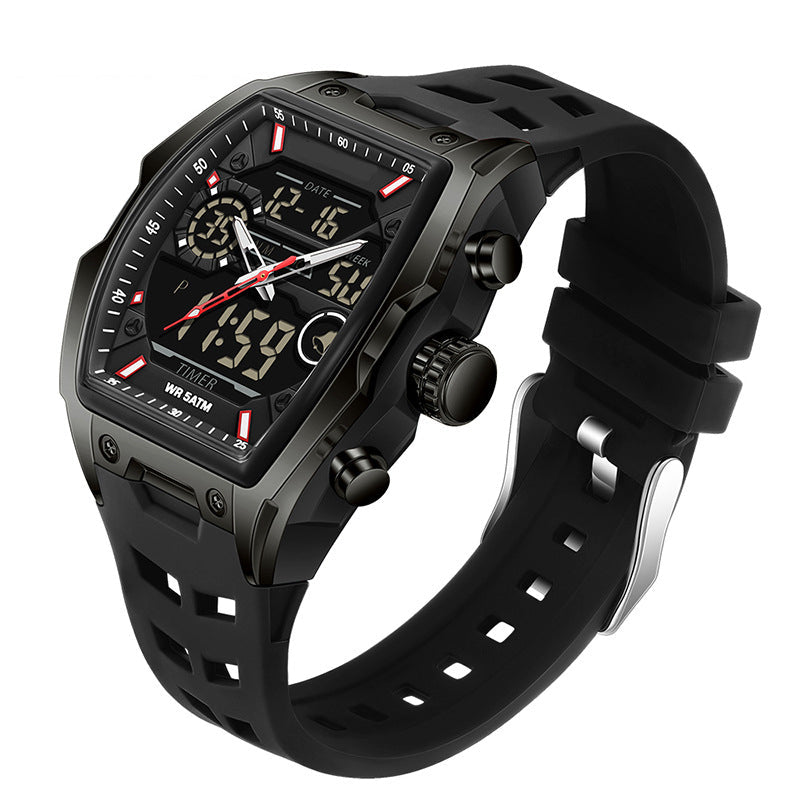 ⌚ 50% OFF NOW! ⏱️ Sports Watch – Dual-Display, Luminous Backlight & 5ATM Waterproof – For Active Lifestyles 🏃