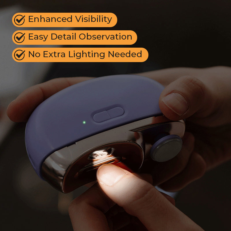 ⏳Time-Limited Special⏰2-in-1 Electric Automatic Nail Clipper & Polisher – Effortless Trimming, Smoother Edges & Compact Nail Care