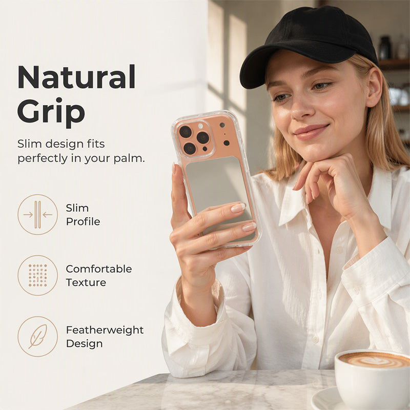 Shockproof Makeup Mirror Phone Case