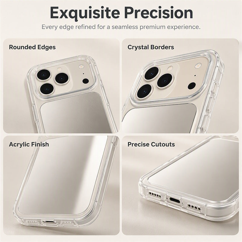 Shockproof Makeup Mirror Phone Case