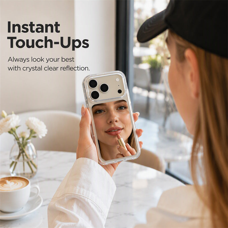 Shockproof Makeup Mirror Phone Case