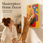 Wall Mounted Artistic Sisal Cat Scratcher