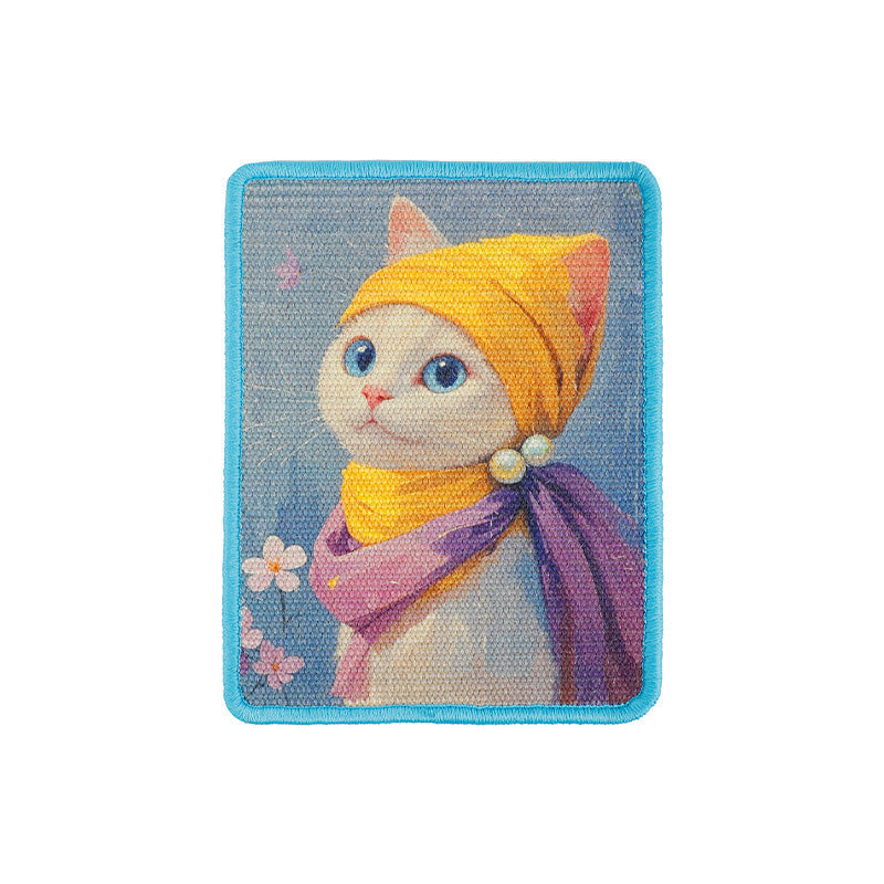 Wall Mounted Artistic Sisal Cat Scratcher