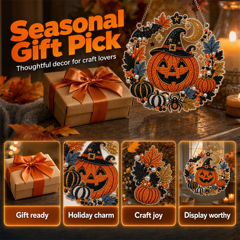 Halloween Diamond Art Hanging Ornament Kit