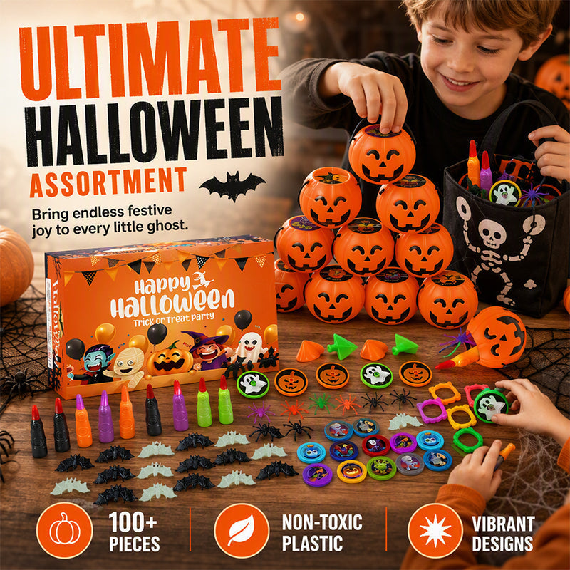 Halloween Toy Assortment Party Favor Set