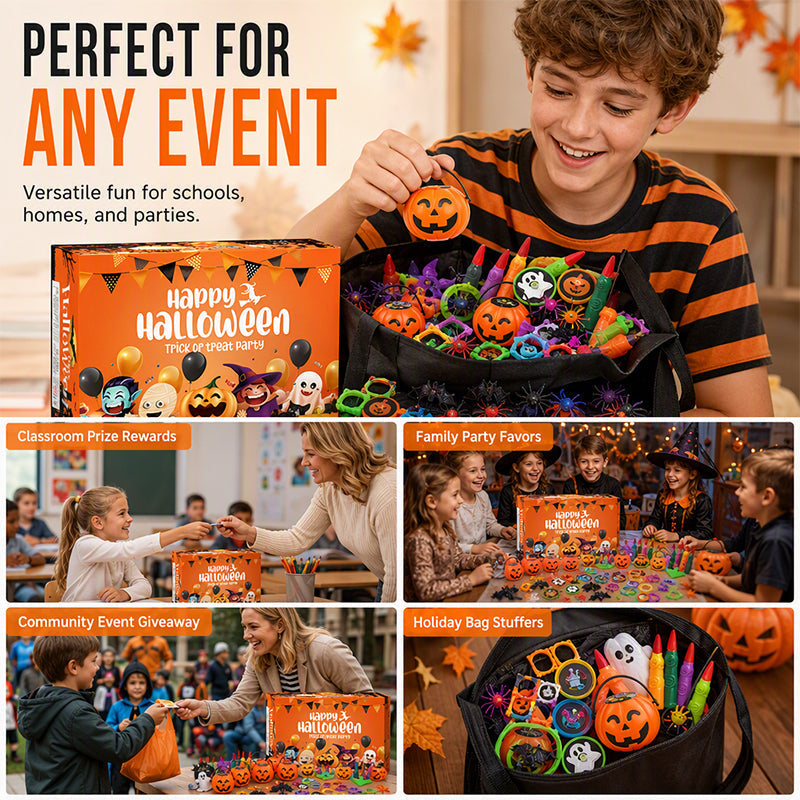 Halloween Toy Assortment Party Favor Set