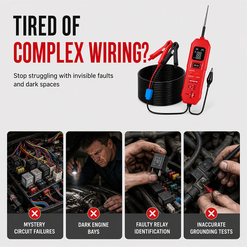 🔍 2026 Sale — Over 38,700 Sold! 🔧 Automotive Circuit Tester with Digital Display