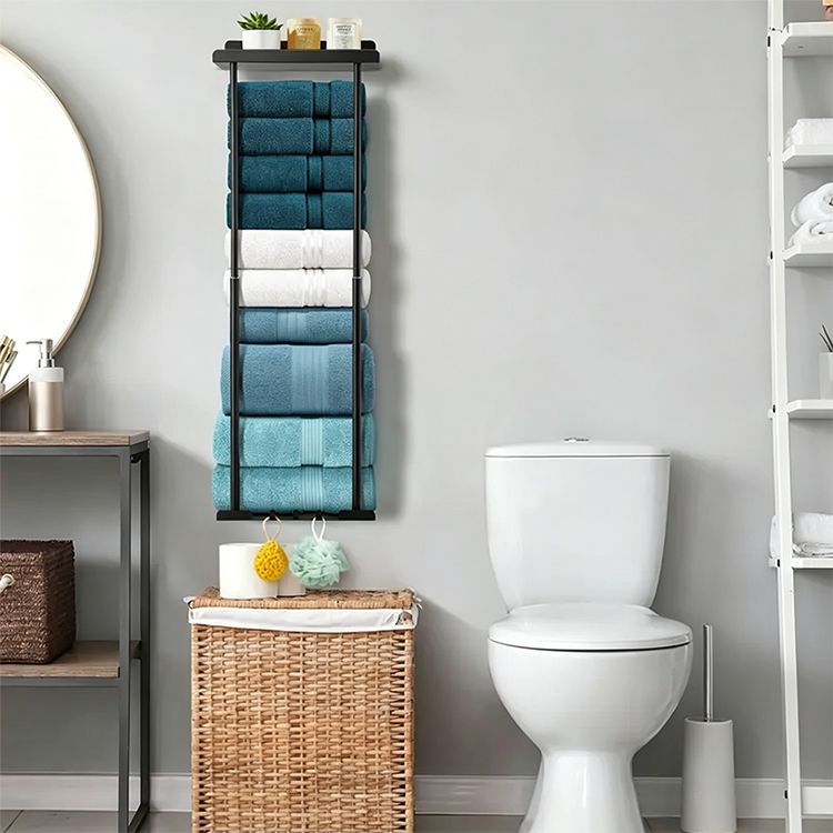 🛁 LIMITED TIME 50% OFF! 🧺 Retractable Bathroom Towel Rack – 38-75cm Adjustable, Stainless Steel, Double Towel Rail – Drill-Free Wall Mount ✨