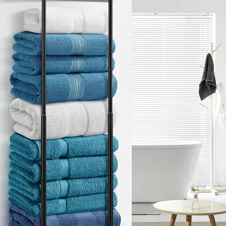 🛁 LIMITED TIME 50% OFF! 🧺 Retractable Bathroom Towel Rack – 38-75cm Adjustable, Stainless Steel, Double Towel Rail – Drill-Free Wall Mount ✨