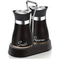 🐧🧂Penguin Salt & Pepper Shaker Set with Holder – Stainless Steel & Glass