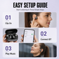 🎧 50% OFF NOW! 🎵 Open-Ear Clip-On Earbuds – Secure C-Bridge Fit, 13mm Titanium Driver & Bluetooth 6.0 – Perfect for Workouts & Commutes 💪