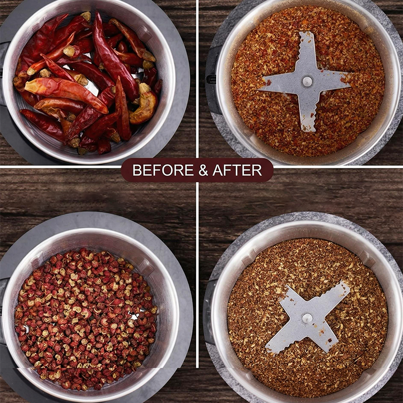⏳Limited-time 50% off💥Electric Grinder — Stainless Steel, Coffee Beans, Spices, Nuts & Herbs