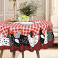 📢📢50% OFF !! 🐓 Red Plaid Rooster Tablecloth