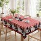📢📢50% OFF !! 🐓 Red Plaid Rooster Tablecloth