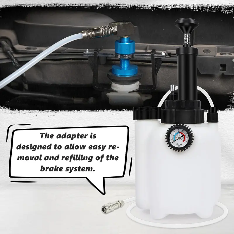 ⏳Time-Limited Special⏰Universal Brake Cylinder Adapter – Robust metal, leak-proof & easy to install – Perfect for brake bleeding & maintenance 🛠️
