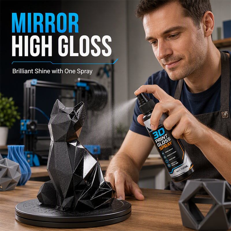 🎉 2026 Sale — Over 6,000 Sold! 🖨️ Tired of layer lines ruining your 3D prints? One coat of this gloss spray melts them away — quick-dry, smooth finish, pro results without the sanding marathon. ✨