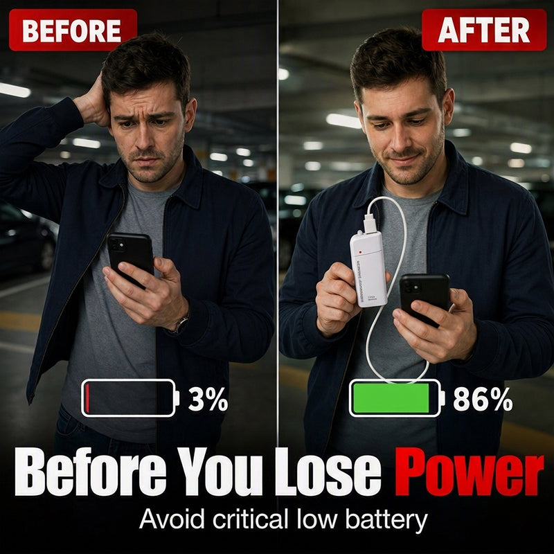 ⏳🔥LIMITED-TIME 50% OFF! ⏰🔋 Phone dead and no outlet in sight? This little charger runs on AA batteries — anywhere, anytime, no wall plug needed. ✨