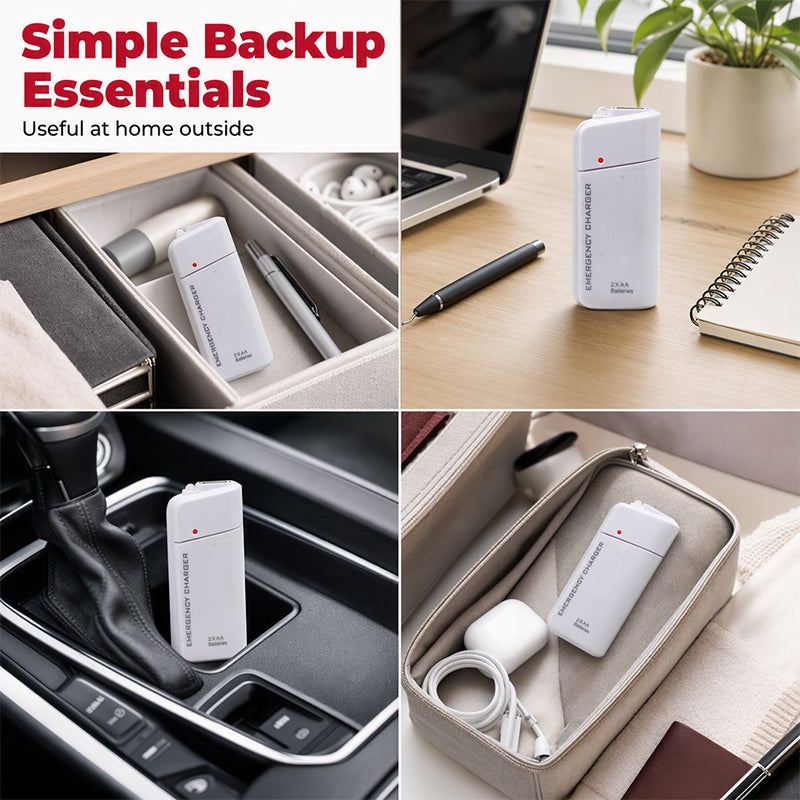 ⏳🔥LIMITED-TIME 50% OFF! ⏰🔋 Phone dead and no outlet in sight? This little charger runs on AA batteries — anywhere, anytime, no wall plug needed. ✨