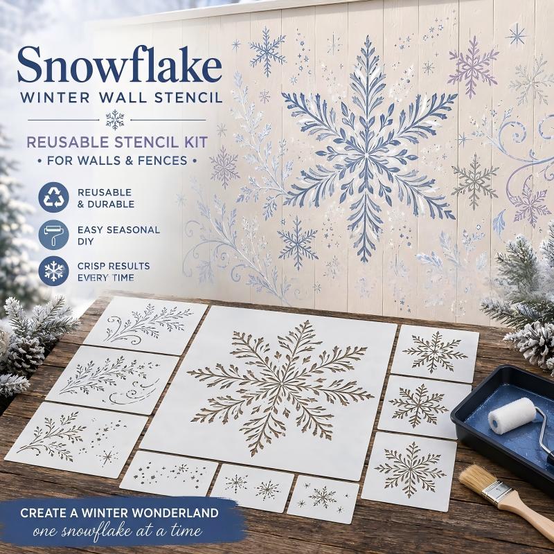 🎄 LIMITED‑TIME 50% OFF! ⚡DIY Garden Painting Templates for Every Space – Reusable Festive Stencils ✨
