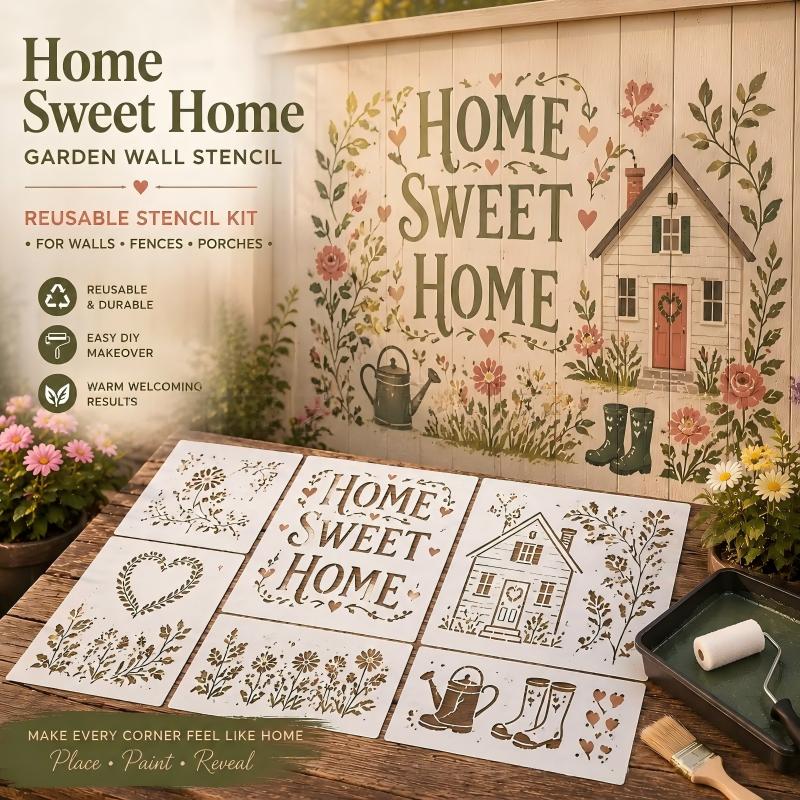 🎄 LIMITED‑TIME 50% OFF! ⚡DIY Garden Painting Templates for Every Space – Reusable Festive Stencils ✨