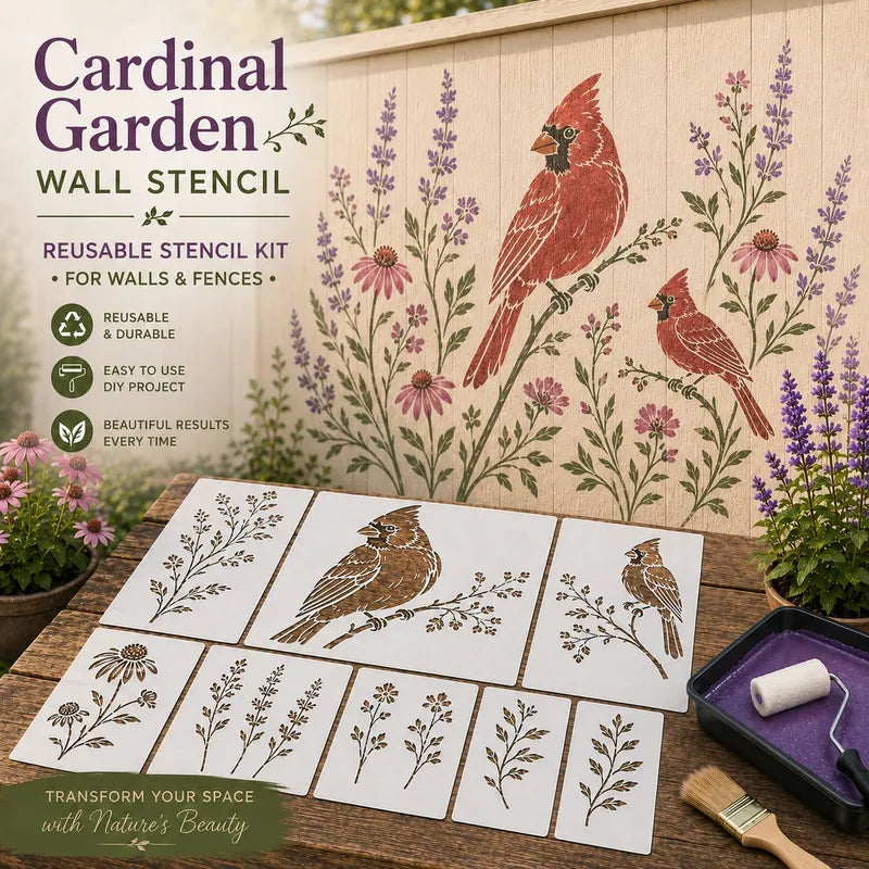 🎄 LIMITED‑TIME 50% OFF! ⚡DIY Garden Painting Templates for Every Space – Reusable Festive Stencils ✨