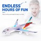 🎉 LIMITED TIME 50% OFF! ✈️ Electric Model Aircraft with Sound and LED Lights – Bump-and-Go Action, Dynamic Lights & Realistic Sounds ✨