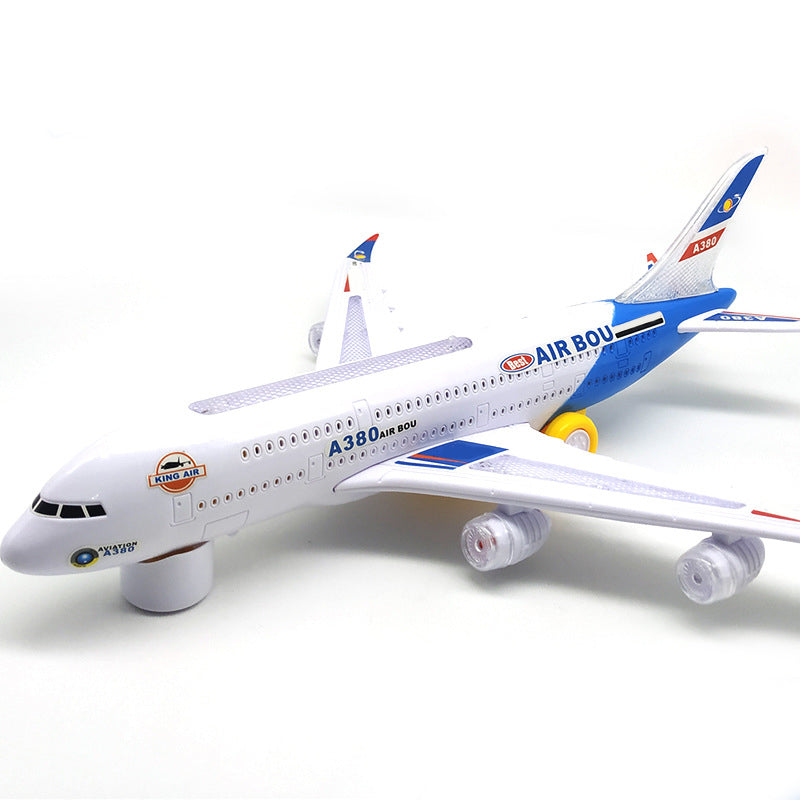 🎉 LIMITED TIME 50% OFF! ✈️ Electric Model Aircraft with Sound and LED Lights – Bump-and-Go Action, Dynamic Lights & Realistic Sounds ✨