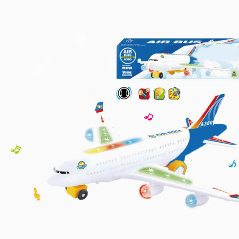🎉 LIMITED TIME 50% OFF! ✈️ Electric Model Aircraft with Sound and LED Lights – Bump-and-Go Action, Dynamic Lights & Realistic Sounds ✨