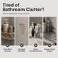 No-Drill Bathroom Corner Shower Shelf