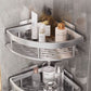 No-Drill Bathroom Corner Shower Shelf
