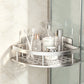 No-Drill Bathroom Corner Shower Shelf
