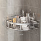 No-Drill Bathroom Corner Shower Shelf