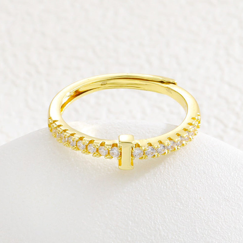 🌸 50% OFF NOW! 🌸Minimalist Adjustable Initial Ring for Women