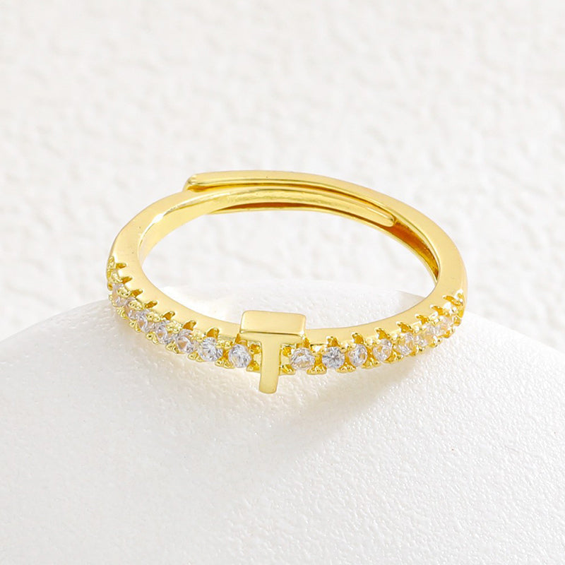 🌸 50% OFF NOW! 🌸Minimalist Adjustable Initial Ring for Women