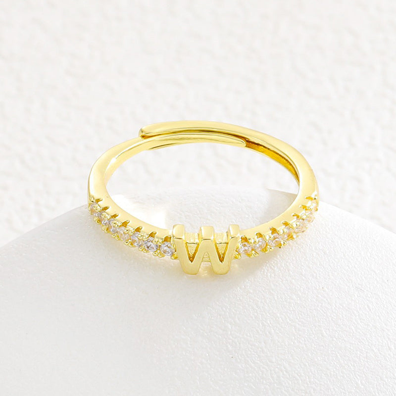 🌸 50% OFF NOW! 🌸Minimalist Adjustable Initial Ring for Women