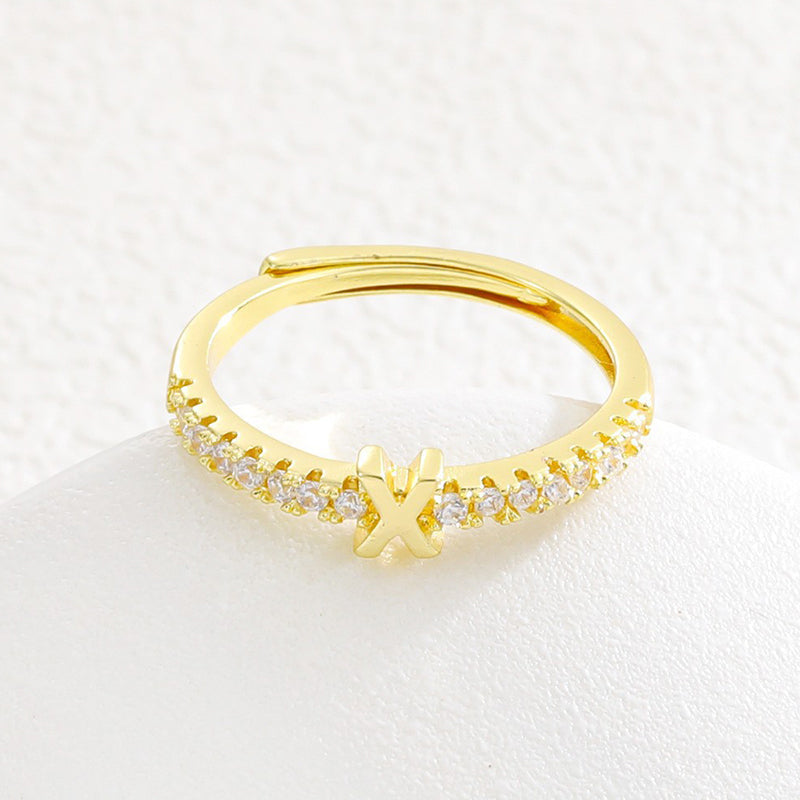 📢📢50% OFF & In stock ⏰Minimalist Adjustable Initial Ring for Women