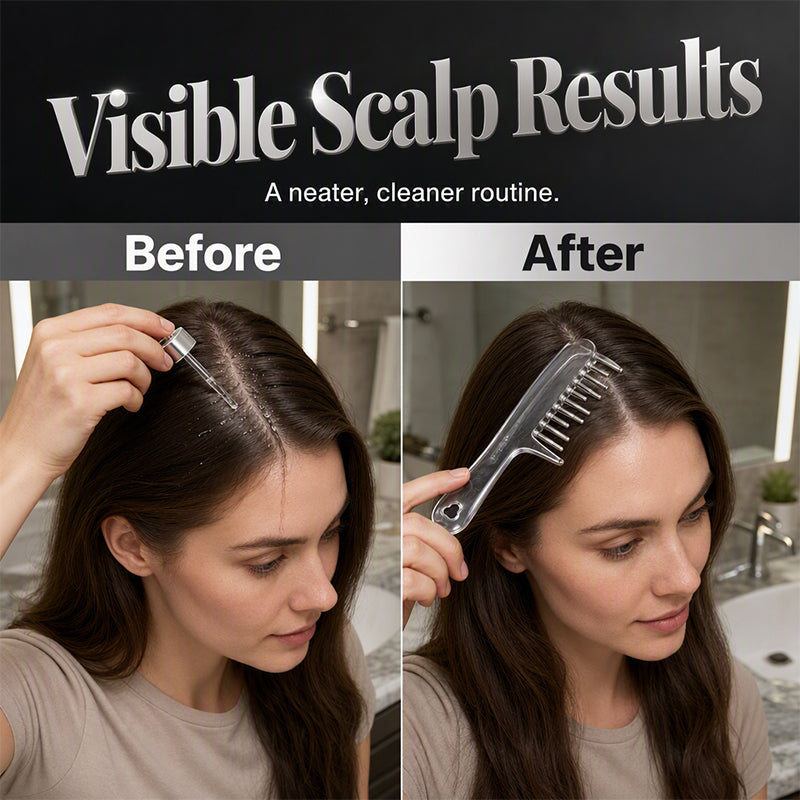 💆‍♀️ Scalp Applicator Comb Tool for Hair ✨ Targeted Scalp Treatment Comb